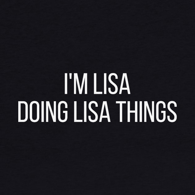 I'm Lisa doing Lisa things by omnomcious